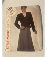 Stitch &#39;n Save 9203 Sewing Pattern Misses Jacket &amp; Skirt Uncut - $13.66 CAD