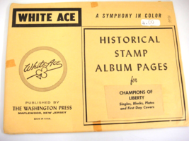 White Ace Champion of Liberty Stamp Album 1957-1960 Toning Scarce NOS - £11.86 GBP