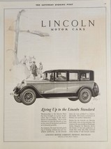 1925 Print Ad Lincoln Motor Cars 4-Door Ford Motor Company Detroit,Michigan - £18.39 GBP