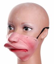 Funny Duck LATEX LOWER HALF FACE MASK Freak Halloween Costume Mouth Cove... - $7.57 Funny Duck LATEX LOWER HALF FACE MASK Freak Halloween Costume Mouth Cove... - $7.57