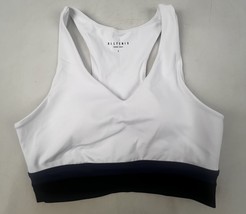 ALLFENIX Women&#39;s Colorblock Sports Bra Size Large Racerback V-Neck - $11.87