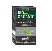 Indus Valley Bio Organic Soft Black Henna Hair Color 100g - £9.62 GBP