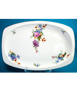 Epiag Floral Platter 13" x 9" Czechoslovakia China Used - $184.05 MXN Epiag Floral Platter 13" x 9" Czechoslovakia China Used - $184.05 MXN
