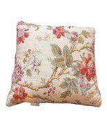 Waverly Charleston Chirp Rose Floral Decorative Throw Accent Pillow 18x1... - £22.05 GBP