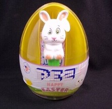 Happy Easter Mini PEZ Dispenser White Bunny vanilla pez NEW - £5.53 GBP