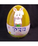 Happy Easter Mini PEZ Dispenser White Bunny vanilla pez NEW - $6.95