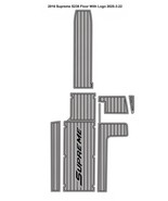 2016 Supreme S238 Cockpit Pad Boat EVA Foam Faux Teak Deck Floor Mat - $682.48 CAD