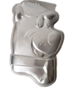 YOGI BEAR Face Wilton Vintage Cake Pan 1975 502-178 16x10 used Hanna Bar... - $14.25