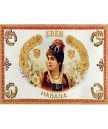 504.Cuban Vitola Poster"EDEN cigars"Vintage Smoke Room.Interior wall art... - $16.20+