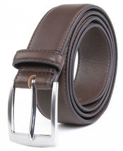 Brown Men&#39;s Dress Belt Black Leather Belts for Jeans SIZE 32 - 46 - £11.57 GBP