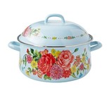 Pioneer Woman ~ SWEET ROSE ~ 6.4 Quart Dutch Oven w/Lid ~ Enamel Finish - $44.88