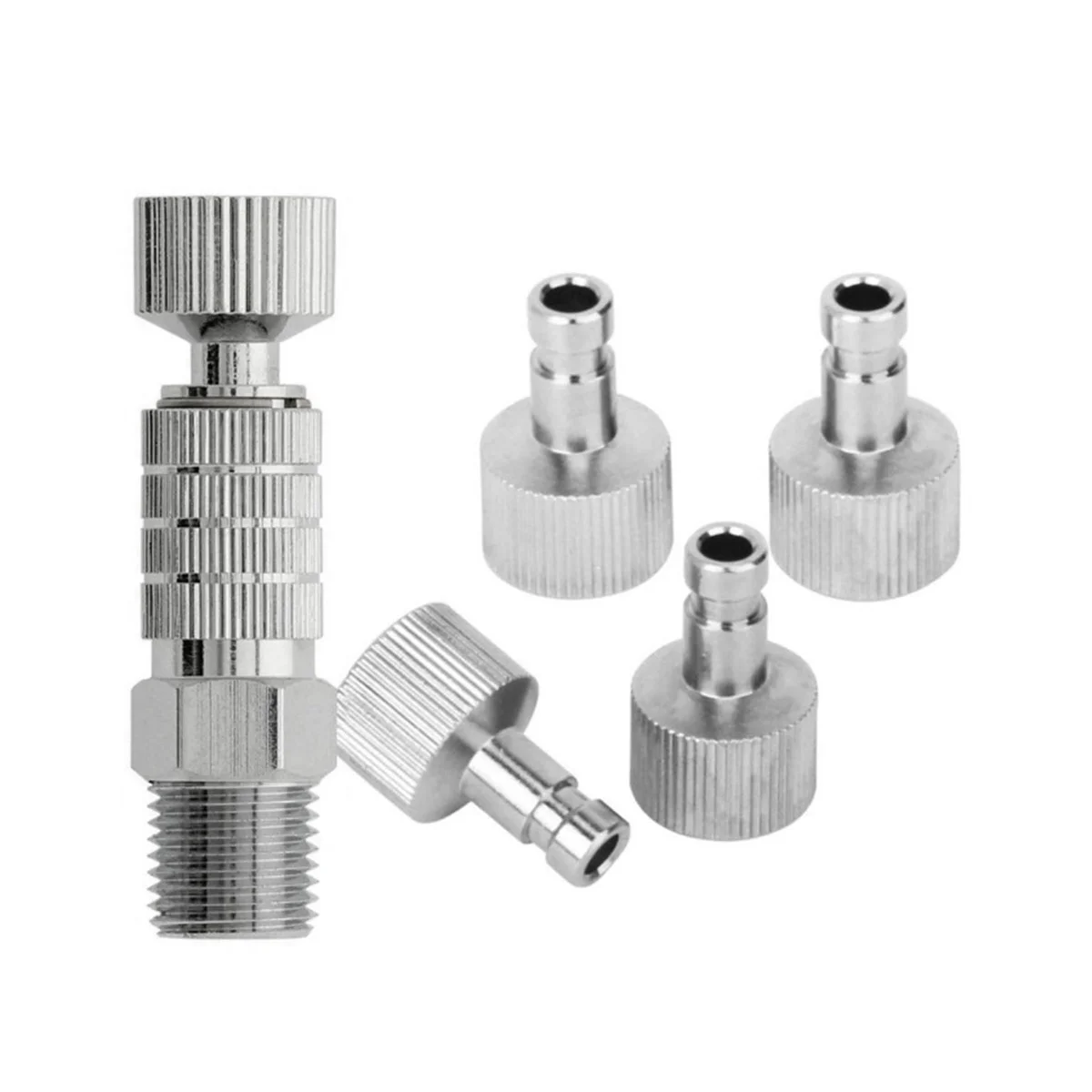 16Pcs Airbrush Adapter Set Airbrush Quick Release Coupling Disconnect Adapter Ki - £89.95 GBP