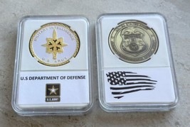 2PCS US Army MI Branch Military  And Counterintelligence Special Agent B... - $39.56