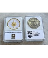 2PCS US Army MI Branch Military  And Counterintelligence Special Agent B... - £31.52 GBP