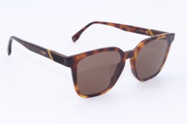 New Fendi Fe 40057U 53E Havana Brown Authentic Frames Sunglasses 53-17 - £239.16 GBP