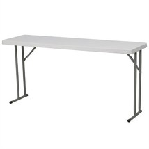 White Top Commercial Grade 60-inch Folding Table - Holds up to 330 lbs - £145.28 GBP