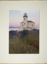 Tom Adams Photography Coquille River Lighthouse Waterfront Photo Art 11X14 - £22.41 GBP