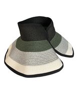 Caya Costa Wide Brim Roll Up Sun Visor Hat UV Protection Packable Summer Hat - $21.60