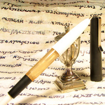 Vintage Fountain Pen - Piston Filler - Never Inked Nos Black, Ussr 70s - £11.15 GBP