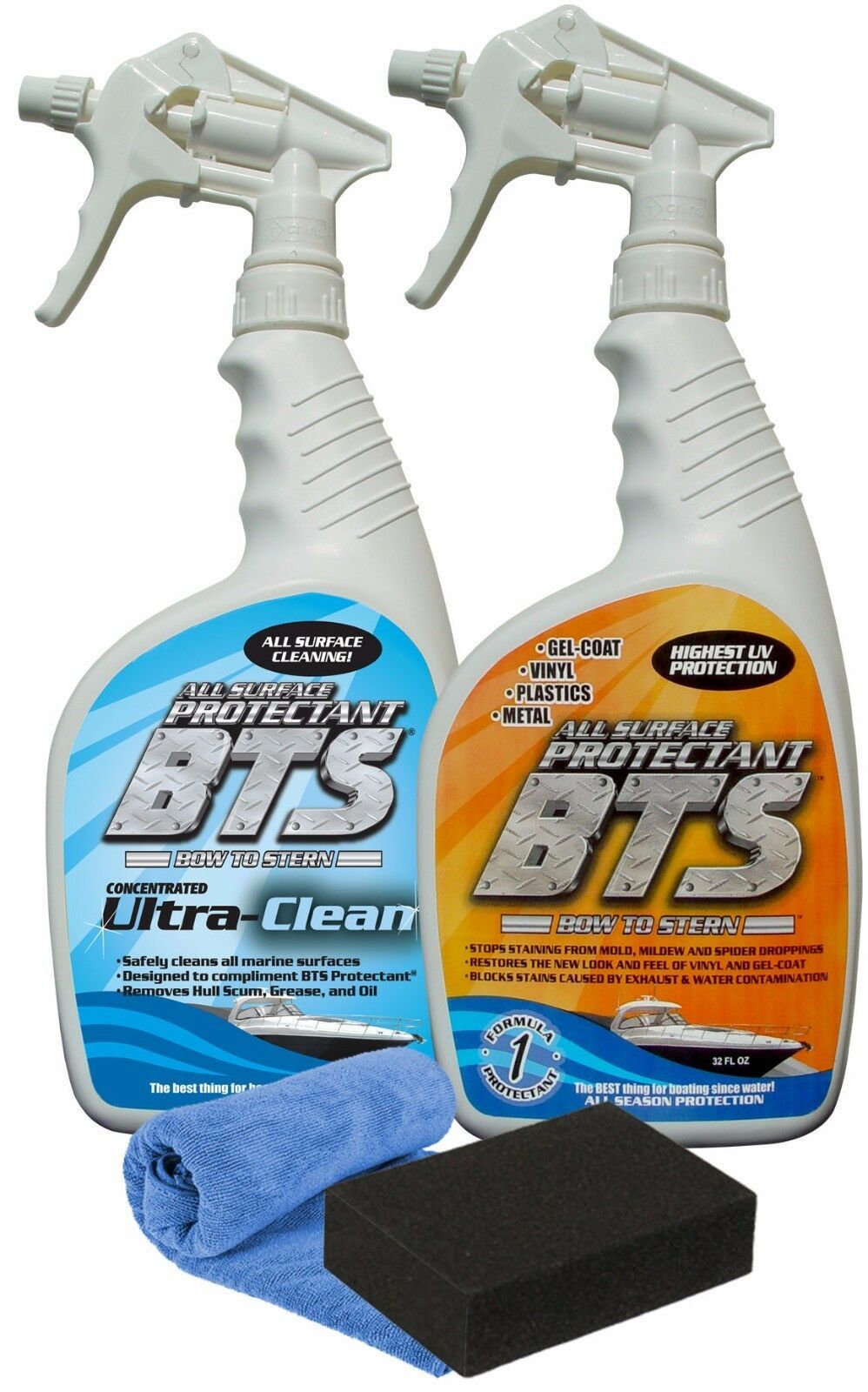 BTS All-Surface Protectant 32oz + Ultra-Clean 32oz - Combo Kit - Boat Ca... - $25.99