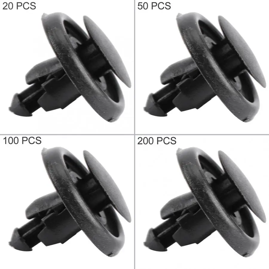 Rd push type hood bumper mud guard liner fastener retainer clips for toyota 90467 07166 thumb200