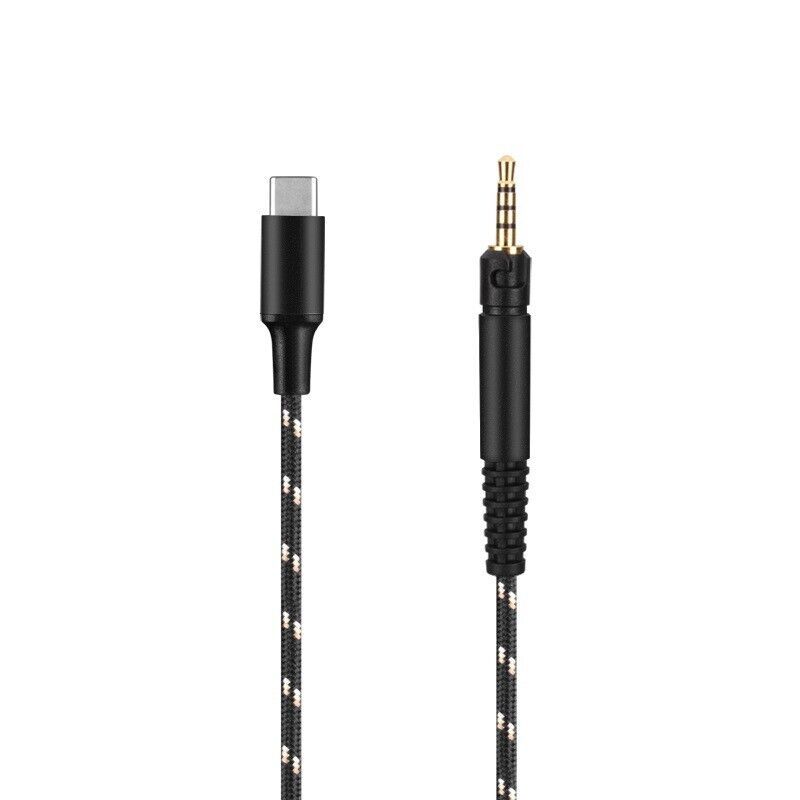 USBC TYPEC Audio Cable For Yamaha HPH-MT5 HPH-MT5W HPH-MT8 Headphones  			