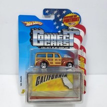 Hot Wheels Connect Cars California  &#39;40s WOODIE  Acrylic Collectors Case... - $18.80