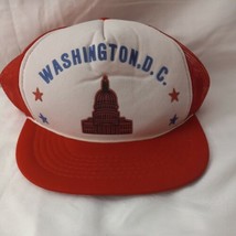 Vintage 80&#39;s/90&#39;s Washington DC Snapback Trucker Hat Baseball Cap Retro  - $17.81
