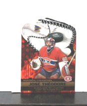 2002 Pacific Prism Platinum McDonald&#39;s Glove-Side Net-Fusions Jose Theodore #4 - £4.70 GBP