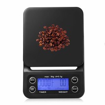 Coffee Scale With Timer, Digital Kitchen Food Scale For Cooking And Baking, - £28.76 GBP