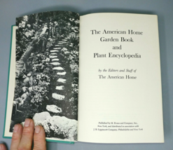 The American Home Garden Book and Encyclopedia 1963 M. Evans &amp; Co. Hardcover - £7.43 GBP