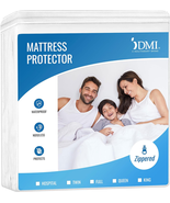 Waterproof Mattress Protector and Mattress Cover, Soft, Encased Zippered... - $19.73 CAD