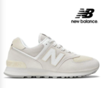 New Balance 574 Unisex Casual Shoes Sneakers [D] White NWT U574FOG - £96.07 GBP