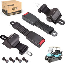 Golf Cart Seat Belts Set of 2 Retractable 42 Belt Kit Fits Most Golf Carts - $52.46