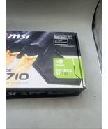 MSI GeForce GT 710 2GB DDR3 Graphics Card (GT 710 2GD3H LP) NVIDIA BRAND... - $40.69 CAD