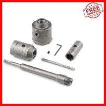 Complete 4pc Hole Saw Drill Bit Set for Various Wall Materials - SDS Plus - $741.12 MXN