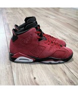 Air Jordan 6 Retro Toro Bravo Womens Size 6 (Youth4.5) Red Shoes 384665-600 - $62.36