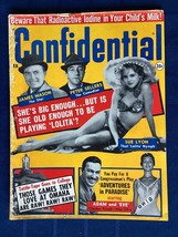 Confidential Magazine - February 1963 - Sue Lyon &amp; &quot;Lolita,&quot; Adam Clayton Powell - £31.46 GBP