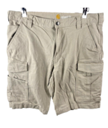 Carhartt Shorts 36 Mens Rugged Flex Rigby Cargo Short Khaki Skater Grung... - $67.55 CAD
