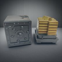 Vintage Fisher Price Great Adventures Western Town Black Safe and Gold Bars - $19.39