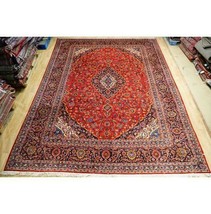 10x14 Authentic Hand Knotted Semi-Antique Wool Rug Red B-74562 * - £1,667.61 GBP