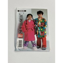 See &amp; Sew Sewing Pattern B4635 Size A (xs-sm) Kid&#39;s Robes and Pajamas - £4.74 GBP