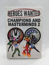 Heroes Wanted Champions And Masterminds 2 Expansion New Open Box - £16.83 GBP