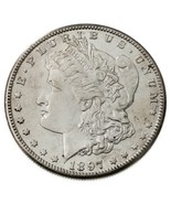 1897-S $1 Silver Morgan Dollar Choice BU, Excellent Eye Appeal Full Mint... - $2,736.44 MXN