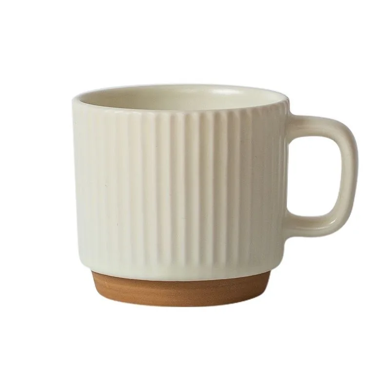 Simple Ceramic Coffee Mug Oatmeal Milk Breakfast Capacity: 201-300ml as ... - $2.72