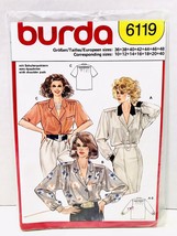 Burda Vintage 1989 Womens Pattern No. 6119 Size 10-12-14-16-18-20-40 Unc... - $12.95