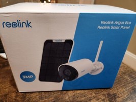 Reolink Argus Eco with Solar Panel 3MP Outdoor Wifi - £54.38 GBP
