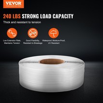 VEVOR Packaging PP Strapping Roll 1/2&quot; x 0.03&quot; x 9900&#39; Banding Strap 243... - $94.88