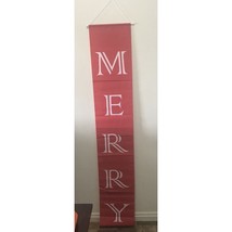 Christmas Porch Sign Banners Merry and Bright Christmas Hanging Banners -77&quot;X12&quot; - $5.00