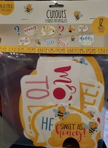 Gender Reveal Honey Bee &quot;He or She&quot; 12 CUTOUTS Baby Shower Decorations -... - £7.66 GBP